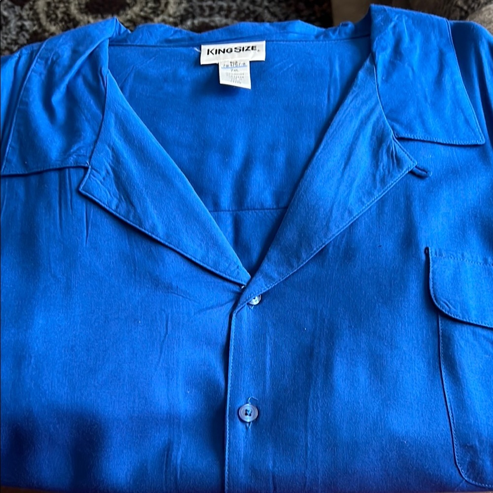 KingSize royal Button-Up Shirt size 7XL